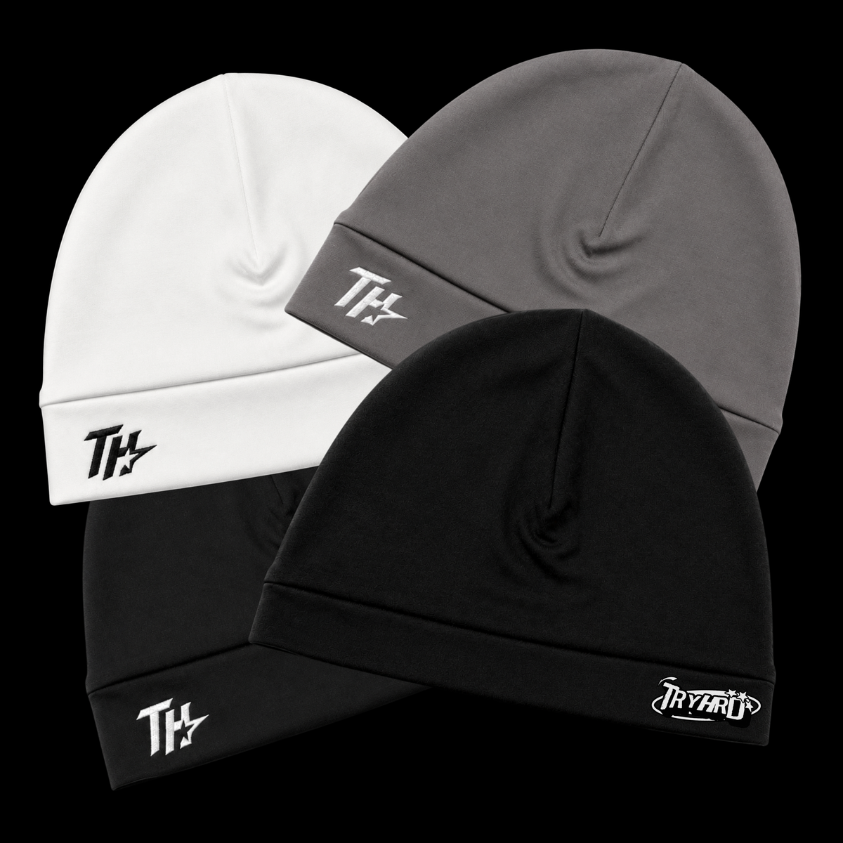 Full Focus Bundle: all four TryHrd skull caps