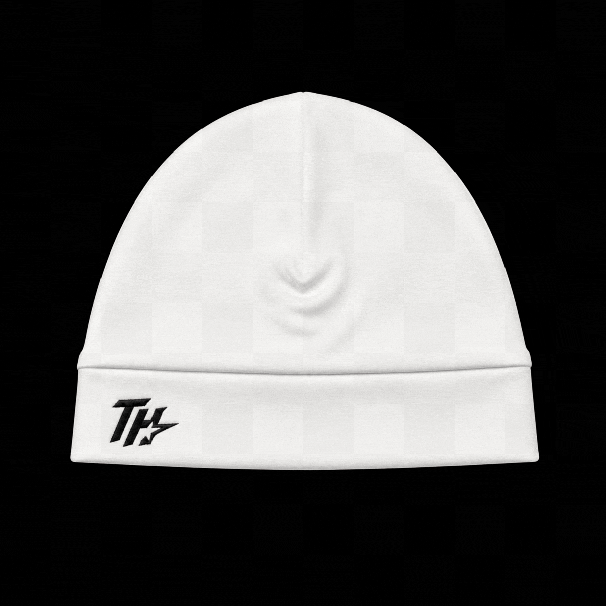 Focus Skull Cap by TryHrd: beanie with the TH logo on the cuff
