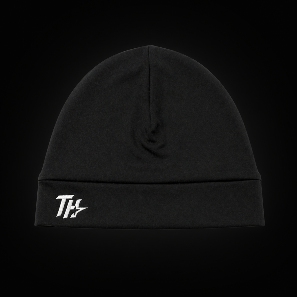 Focus Skull Cap by TryHrd: beanie with the TH logo on the cuff