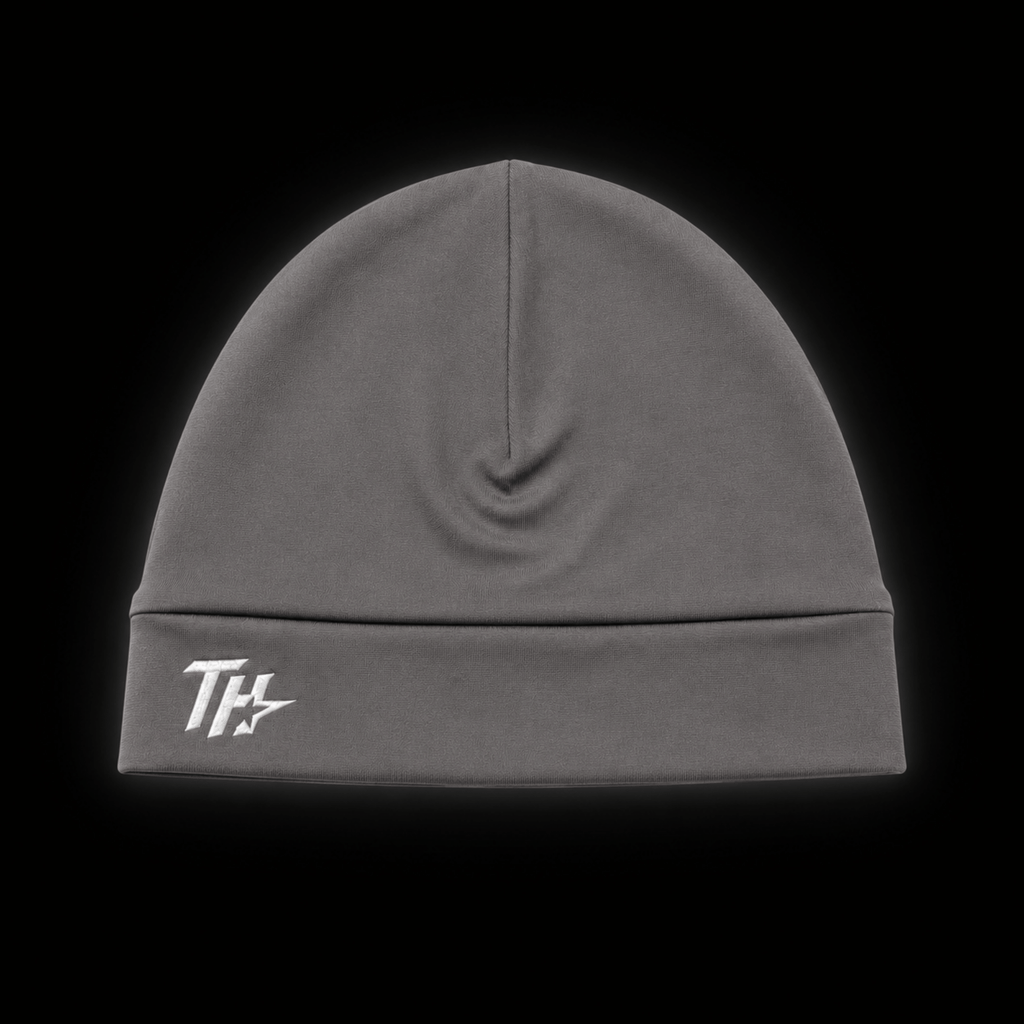 Focus Skull Cap by TryHrd: beanie with the TH logo on the cuff