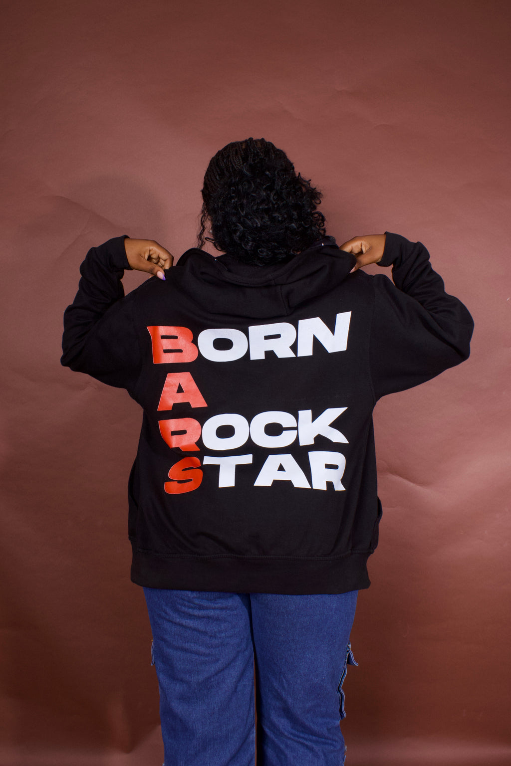 [FREE SHIPPING] Born A RockStar Zip-Up Hoodie